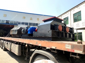 中型600x750直联双齿辊糖心国产传媒VLOG入口发货 发往广东